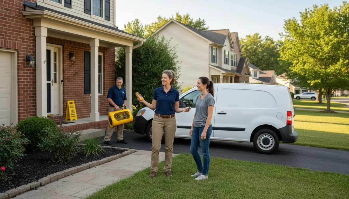 Residential water damage restoration in Corapeake, NC